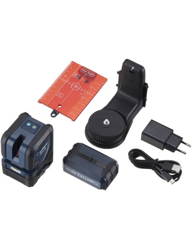 NIVEL LÁSER DE 2 LINEAS CRUZADAS VERDE 1001 G