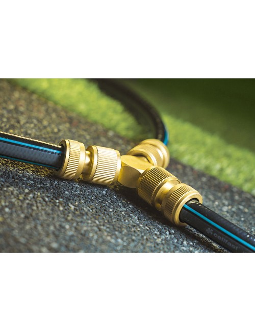 Conector de 3 vias latón brass