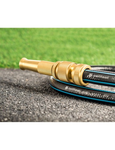 Conector rápido manguera stop de latón brass 5/8"