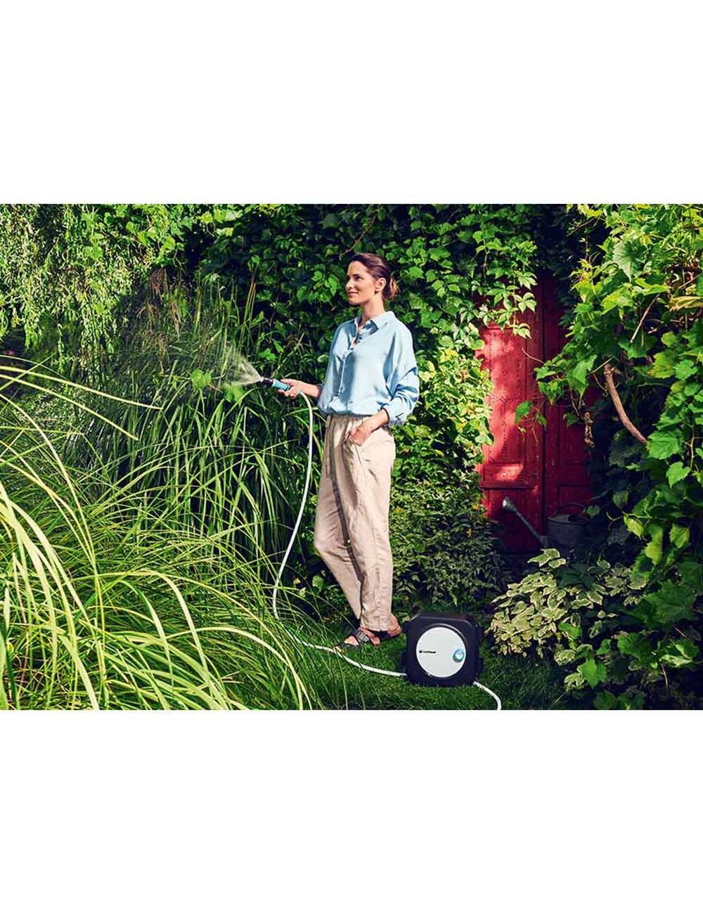 Enrollador de manguera equipado de 10 m ergo xs