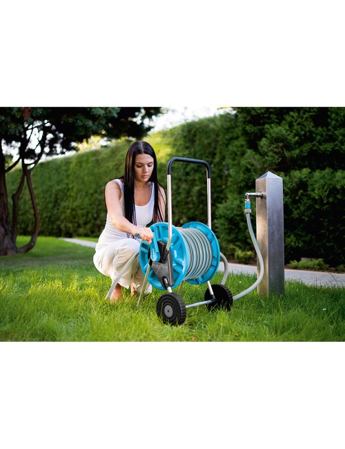 Set de conexión rápida para carros portamengueras cellfast