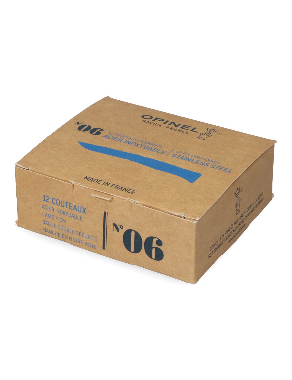 Navaja acero inoxidable n 6, hoja de 7 cm