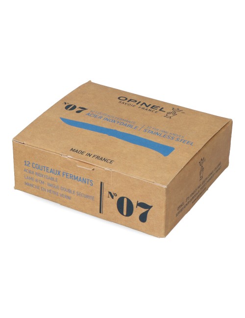 Navaja acero inoxidable n 7, hoja de 8 cm