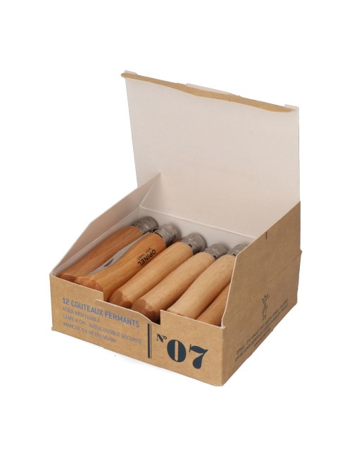 Navaja acero inoxidable n 7, hoja de 8 cm