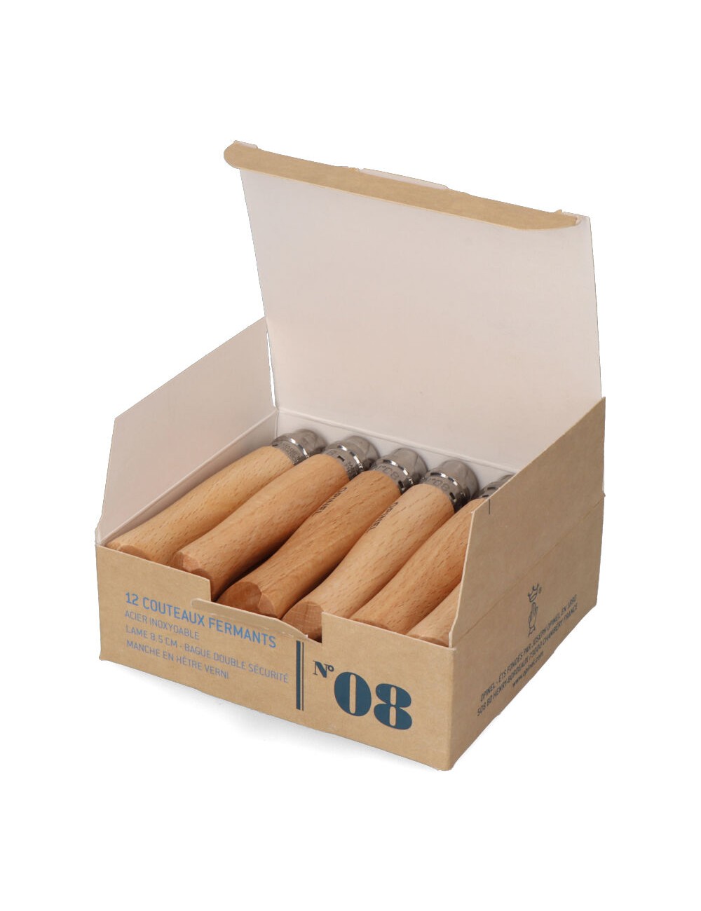 Navaja acero inoxidable n 8, hoja de 8,5 cm