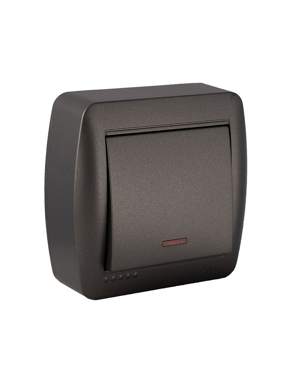 Conmutador / interruptor luminoso de superficie 10 ax 250 v~. serie mural