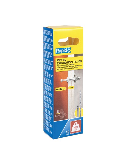 Taco de expansión metálico ø11x65 tornillo m5x74 (bolsa 10 unid)