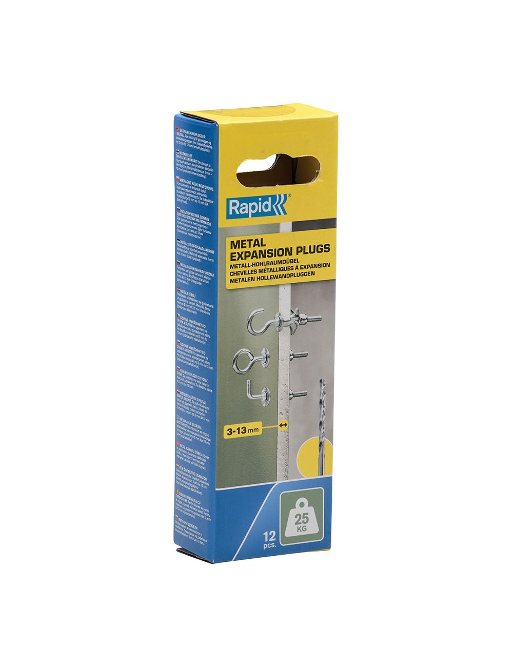 Taco de expansión metálico ø8x32 tornillo ø4 (bolsa 12 unid)