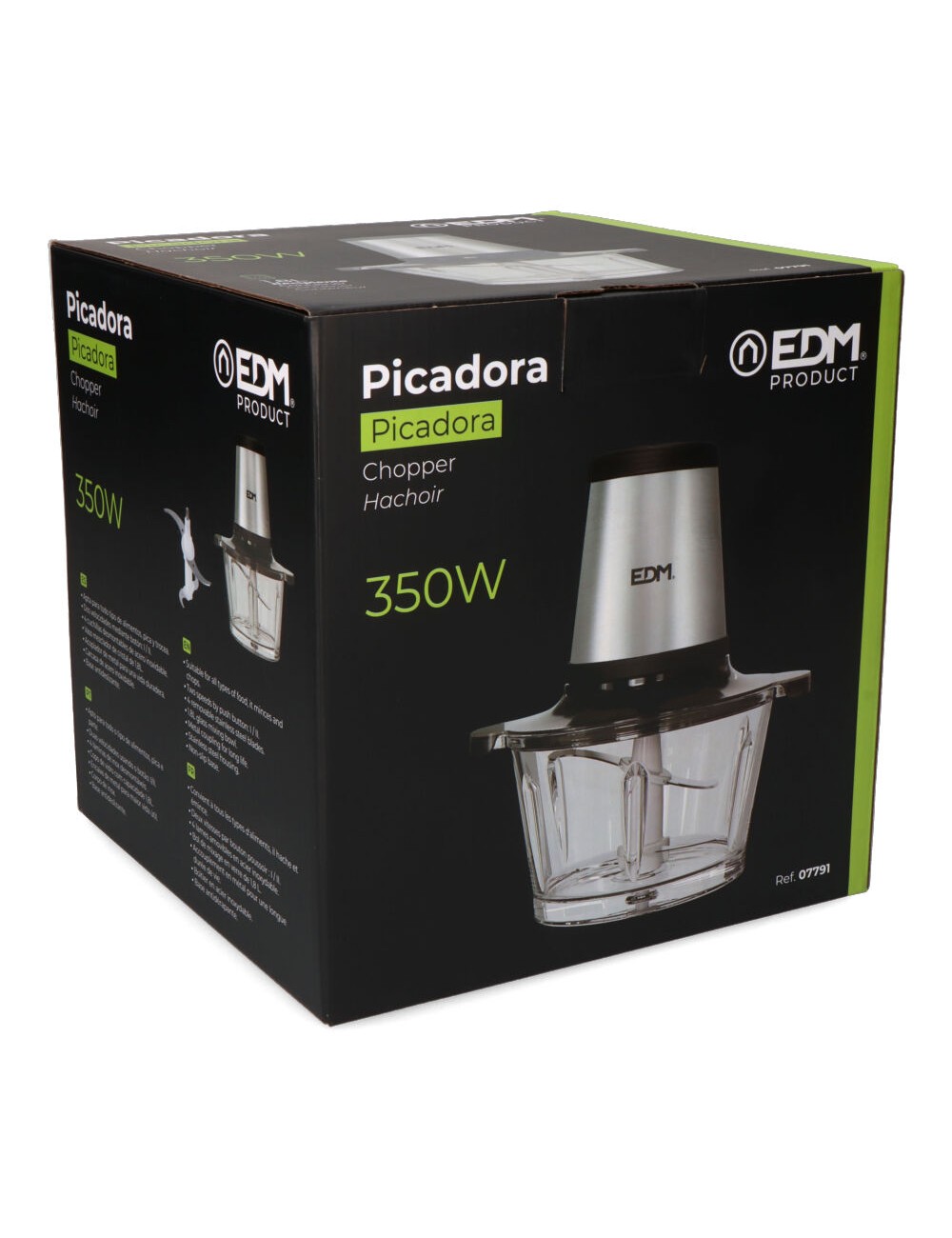 Picadora de acero inoxidable 350 w 1,8 l