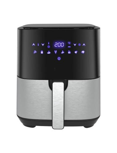 Freidora de aire con pantalla led 5 l *** promoción regalo 1 ud ref. 07788 - papel freidora de aire ø17 cm 100 uds ***