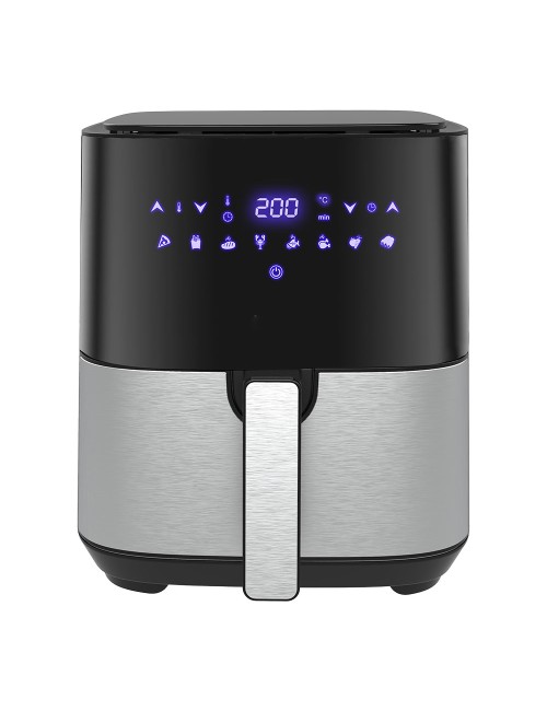 Freidora de aire con pantalla led 5 l *** promoción regalo 1 ud ref. 07788 - papel freidora de aire ø17 cm 100 uds ***