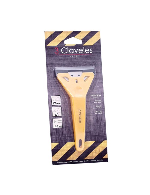 Rascador de vidrios 14,5 cm hoja 60 mm