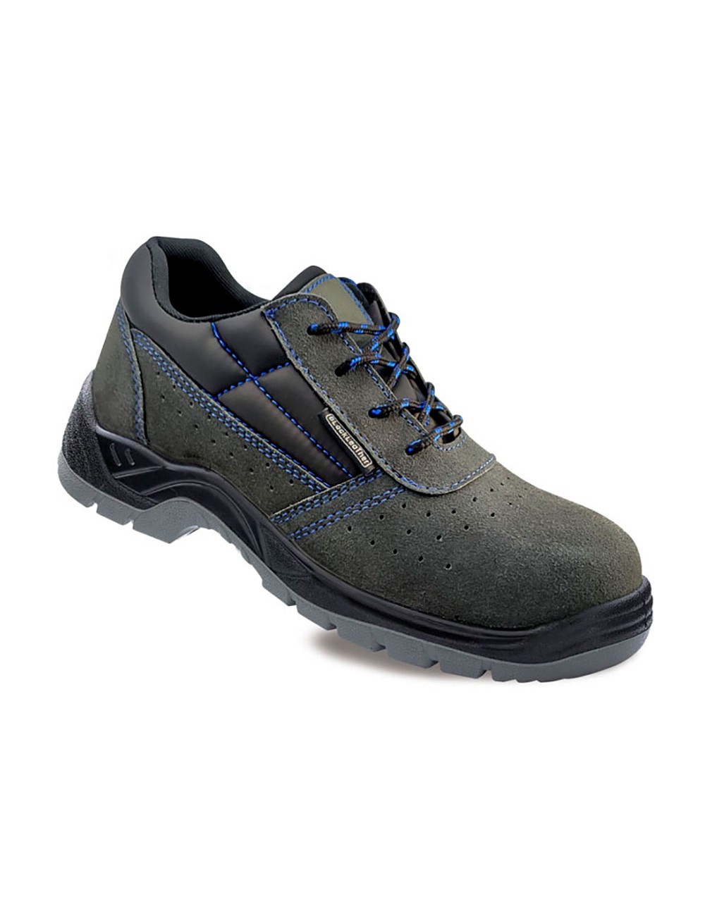Zapatos de seguridad piel serraje perforado s1p metalfree talla 39
