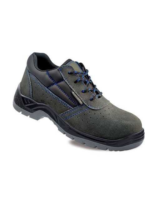 Zapatos de seguridad piel serraje perforado s1p metalfree talla 46