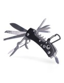 Multiherramienta con mosquetón modelo negro, serie kilimanjaro