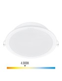 Downlight led empotrable modelo meson color blanco 5,5 w 550 im, pack 3 unidades