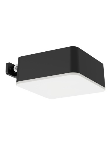 Aplique solar cuadrado, ip 44 1,5w, 200im 2700k, luz cálida, medidas: 10,5x4,6x13,6cm. philips