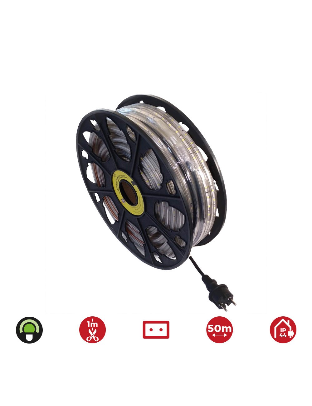 Tira de led 60 leds/m 4,2w/m 220-240v ip44 50 m verde