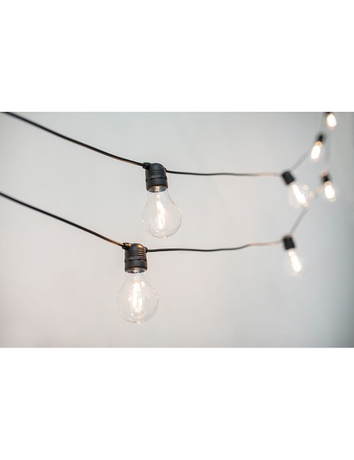 Guirnalda allegra solar + bateria 10 bombillas 10 m