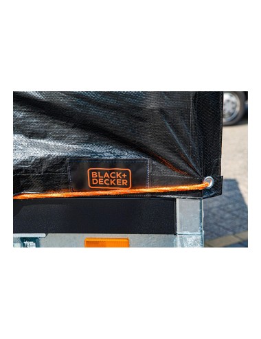 Lona negra para remolque, medidas: 2x3m. black+decker
