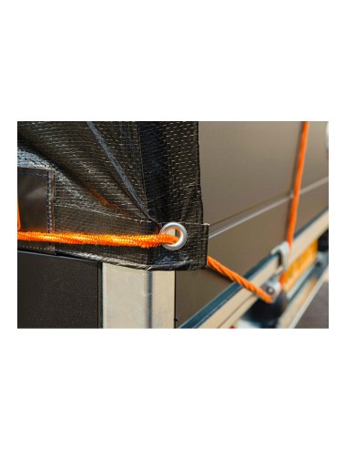 Lona negra para remolque, medidas: 3x4m. black+decker
