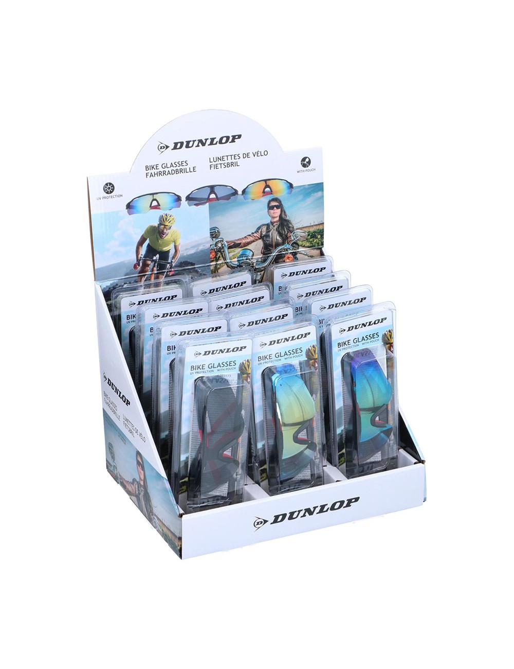 Gafas para ciclismo con funda, colores surtidos