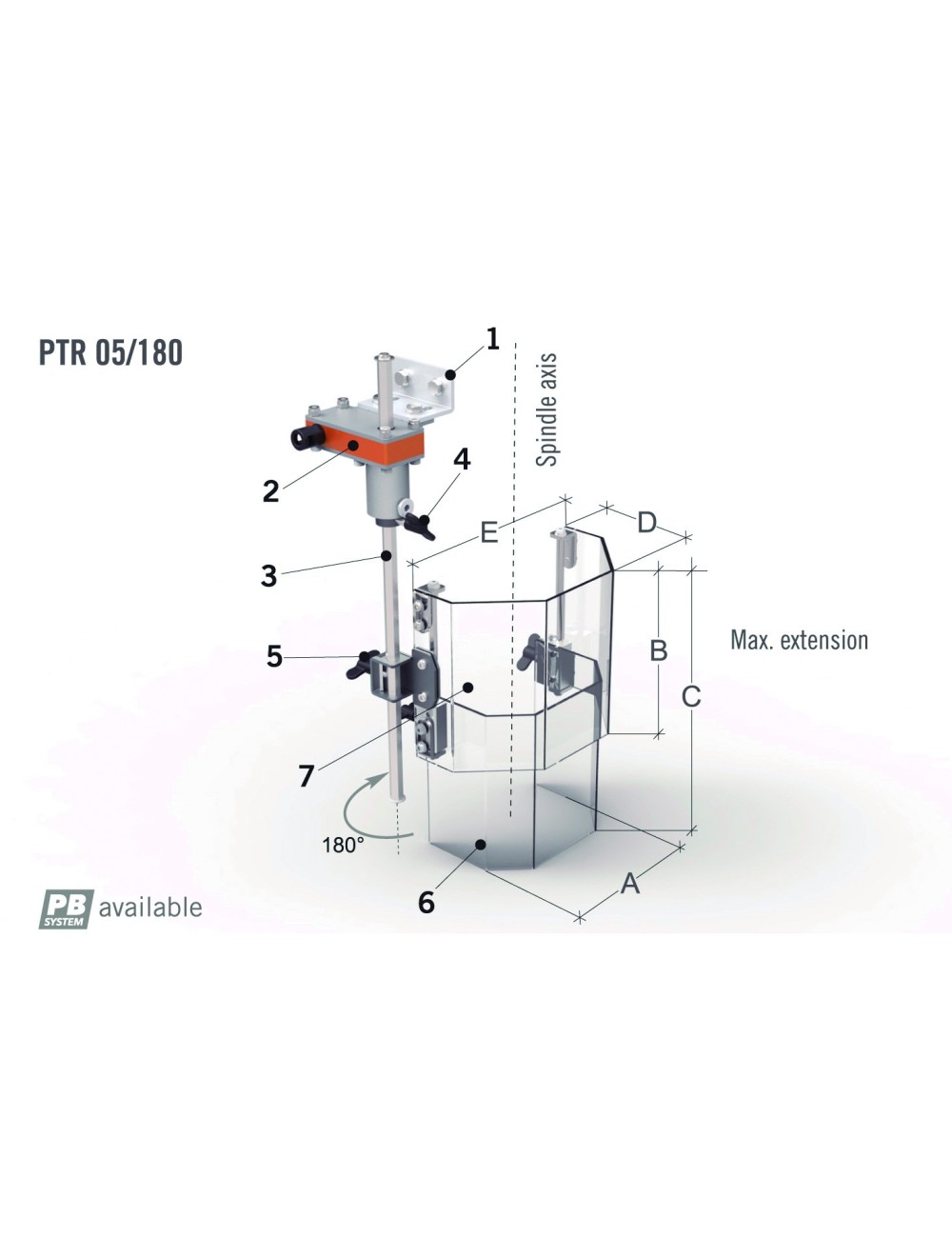 PROTECTOR TALADRO REGULABLE PTR 05/180