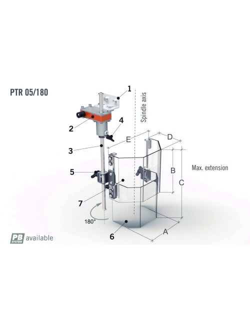 PROTECTOR TALADRO REGULABLE PTR 05/180