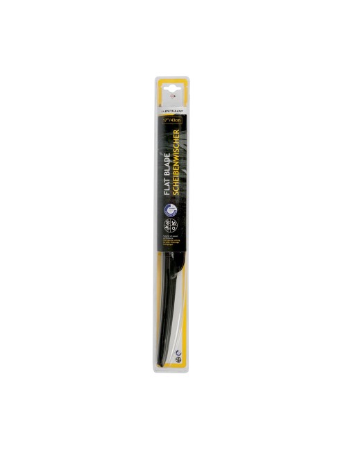 Escobilla limpiaparabrisas flat blade 17"/43cm, universal. dunlop