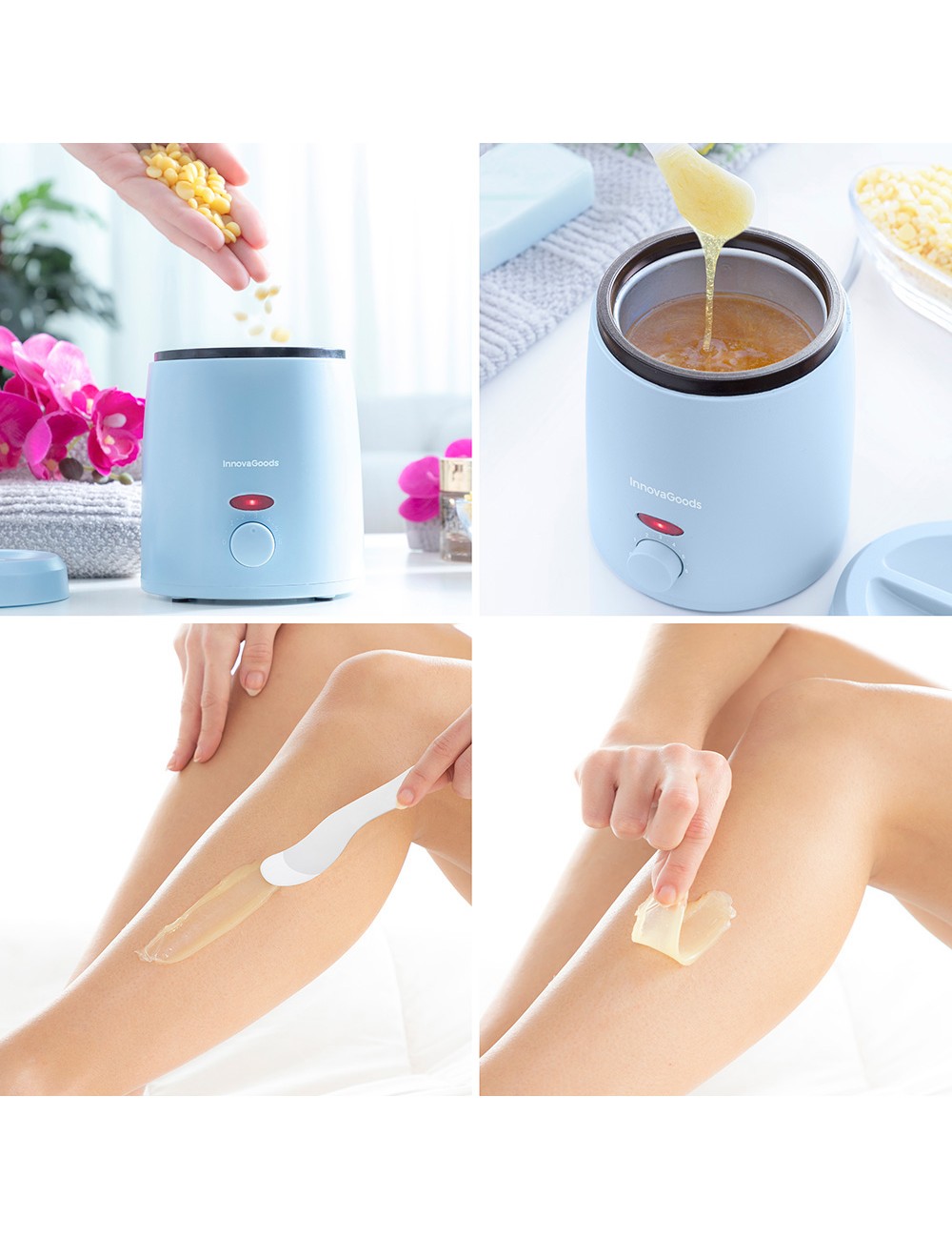 Calentador de cera para depilación