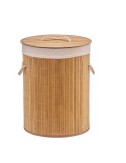 Cesto para ropa de bambú 35 x 35 x 50 cm