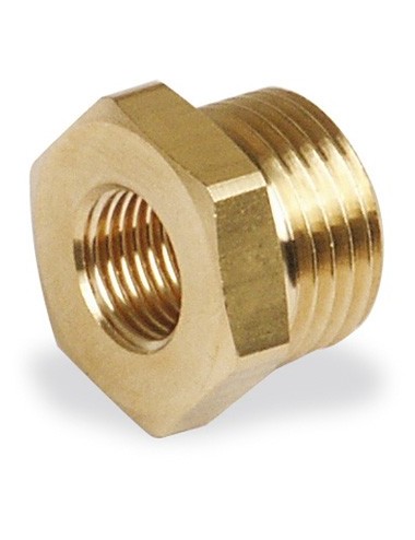 RACOR DE REDUCCION CORTO 1/4 RE - 1/2 RI Conectores