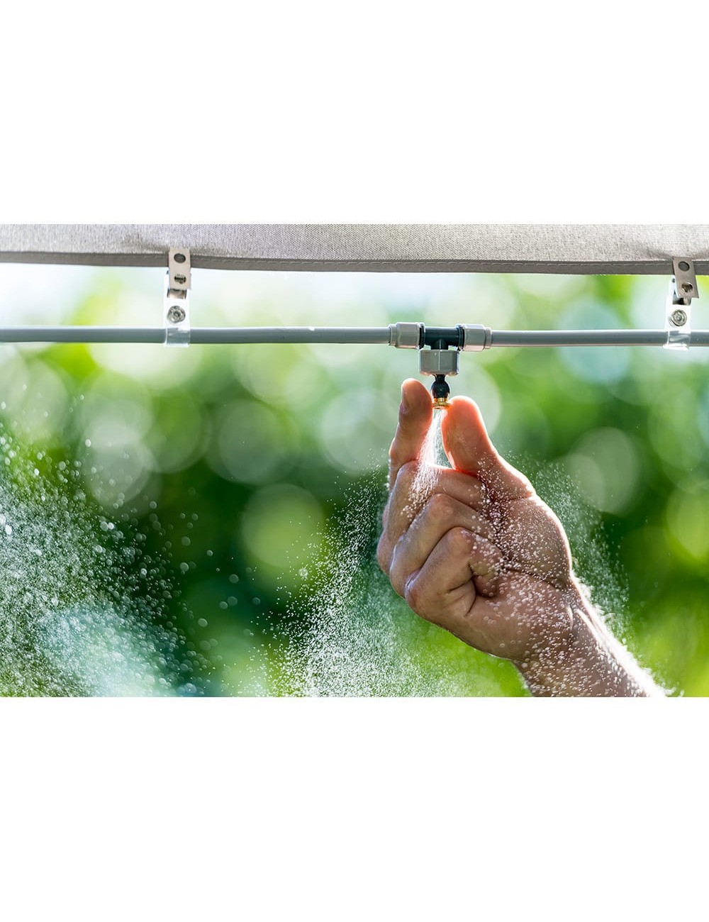 Set de nebulización/climatización para exterior de 7,5 m