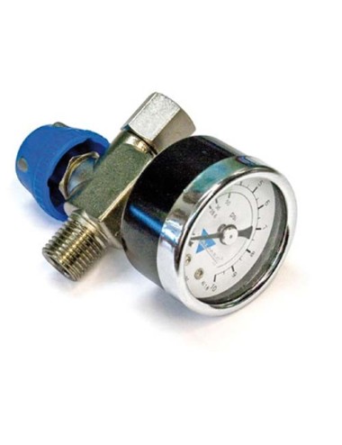 REGULADOR DE PRESION EN LINE C/MANOMETRO "Salida 1\4""