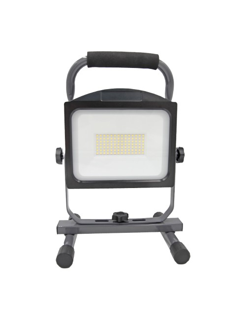 Foco / proyector led recargable 50 w 5000 lm 6500 k