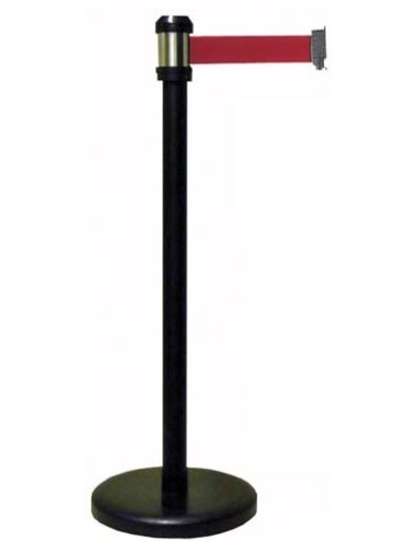 RS2BKRE POSTE NEGRO CINTA ROJA 2 MT. RS2BKRE
