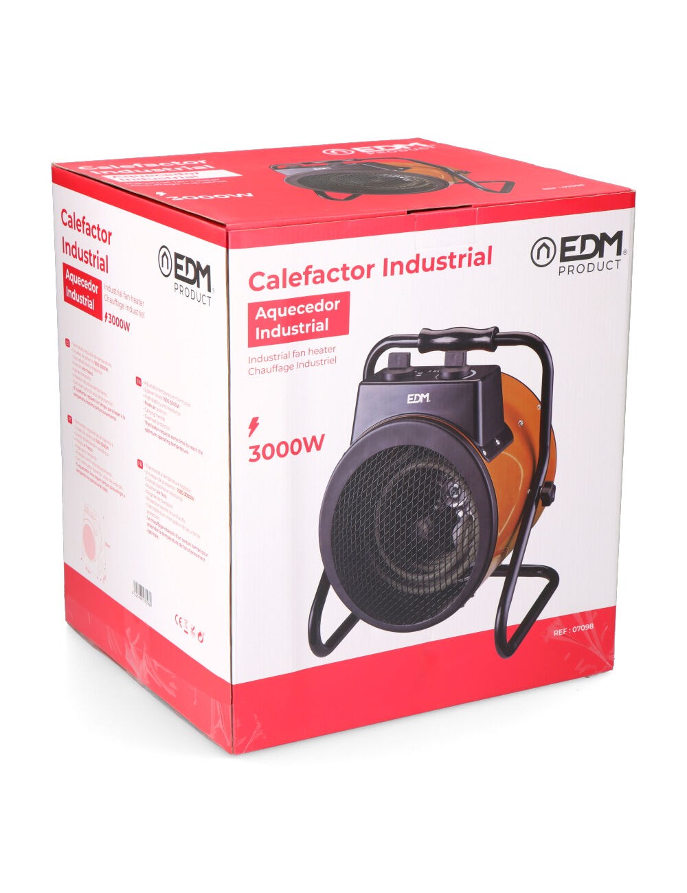 Calefactor industrial 1500 - 3000 w