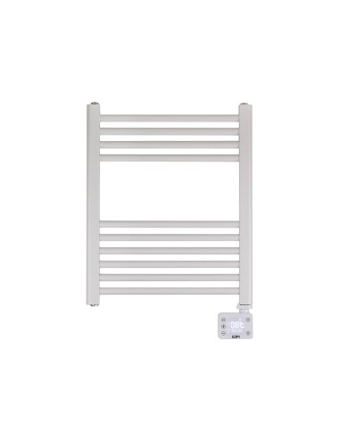 Radiador / toallero eléctrico 400 w con temporizador blanco