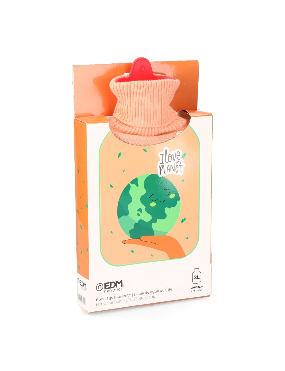 Bolsa de agua caliente 2 l modelo cuidar el planeta