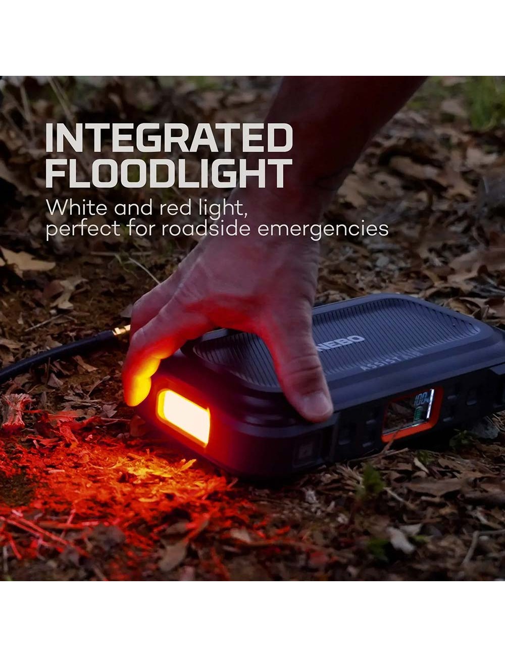 Arrancador + compresor de aire assist air jump starter. nebo