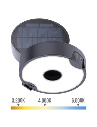 Aplique solar - estaca 4w 500 lm edm