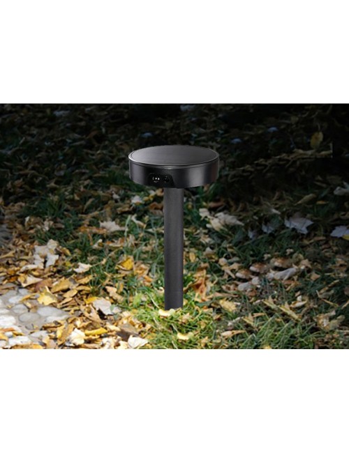 Aplique solar - estaca 4w 500 lm edm