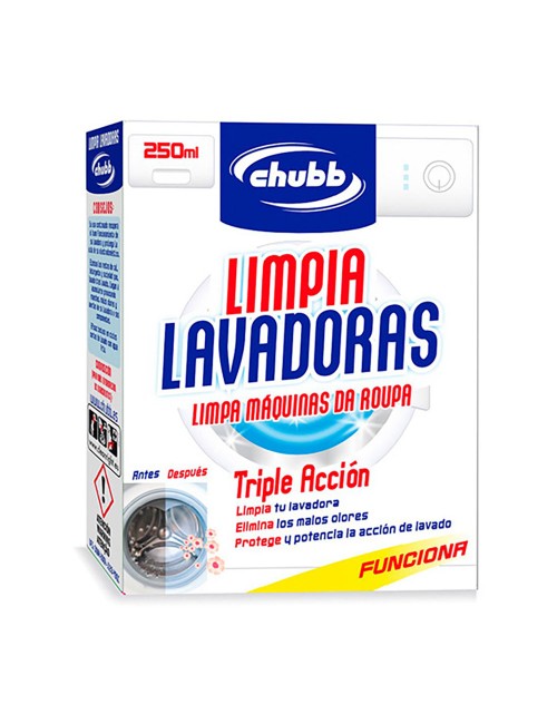 Limpia lavadoras triple acción 250 ml