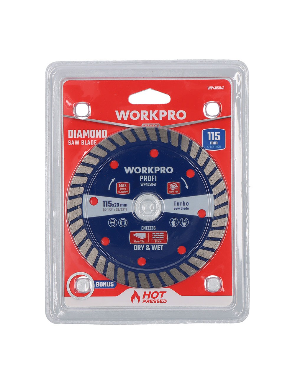 Disco diamantado segmentado profi turbo ø115 x 20 mm