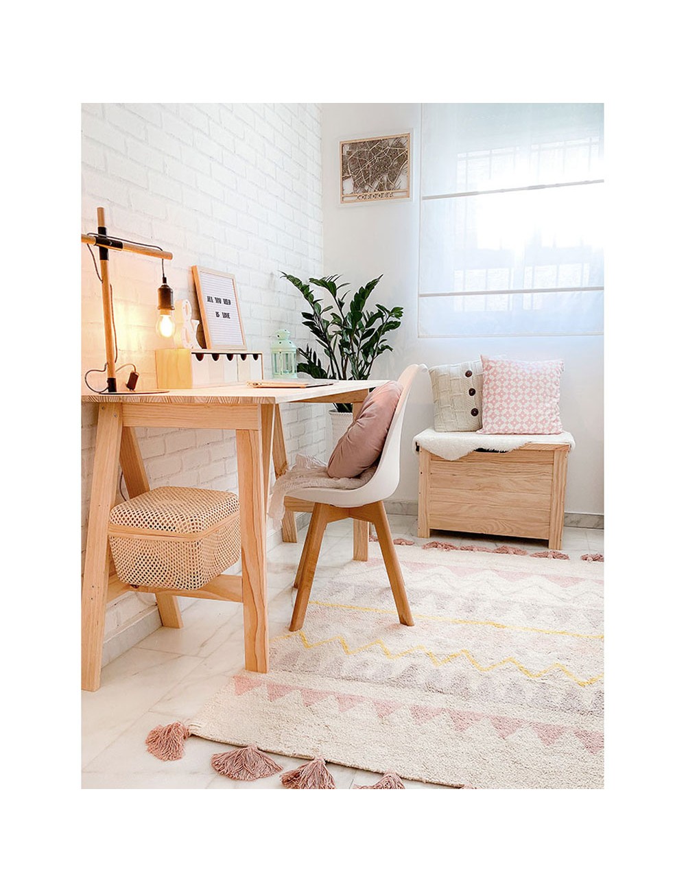 Tablero madera maciza de pino, 120x60x1,8cm astigarraga