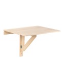 Mesa plegable madera de pared, 79x59x2cm. astigarraga