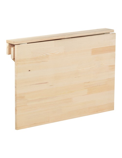 Mesa plegable madera de pared, 79x59x2cm. astigarraga