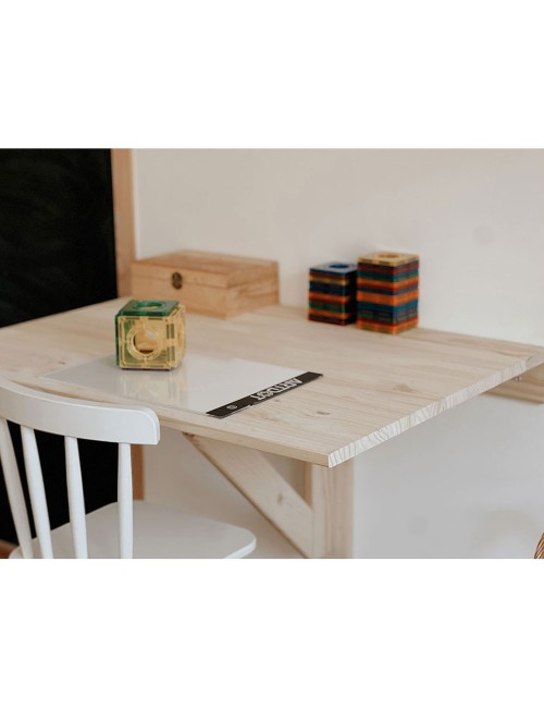Mesa plegable madera de pared, 79x59x2cm. astigarraga