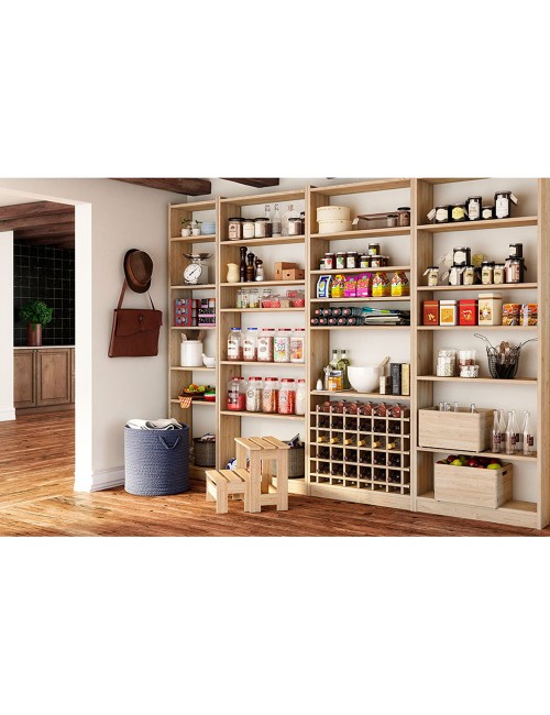 Estanteria gala 4 baldas madera de 49,6 x 25 x 120,7 cm