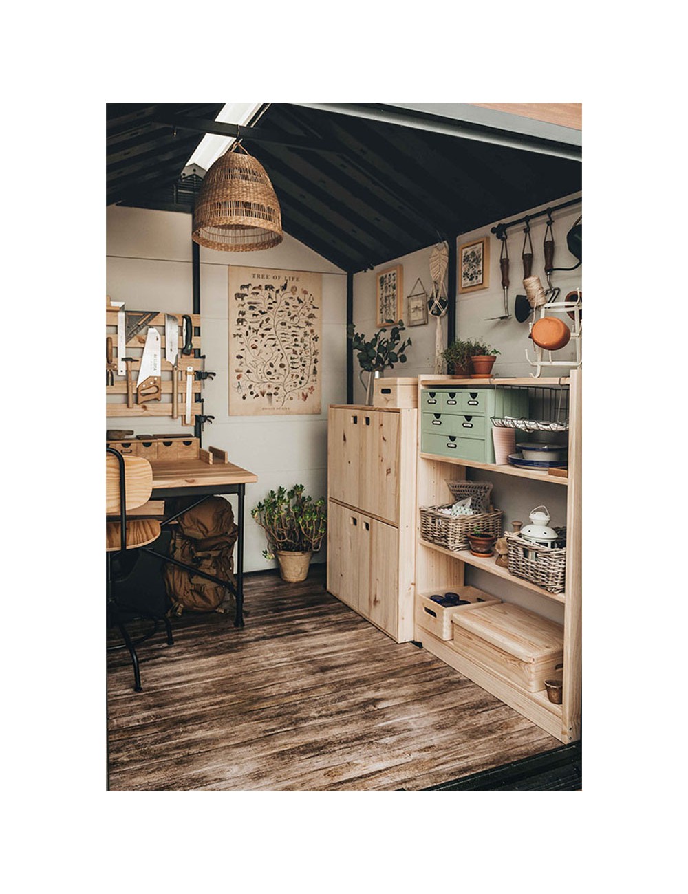 Estanteria gala 4 baldas madera de 79,6 x 25 x 120,7 cm